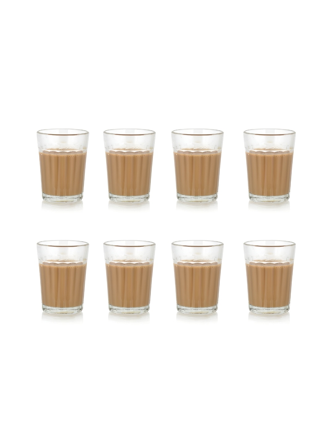 

Satyam Kraft Transparent 12 Pieces Glass Cups 100 ml