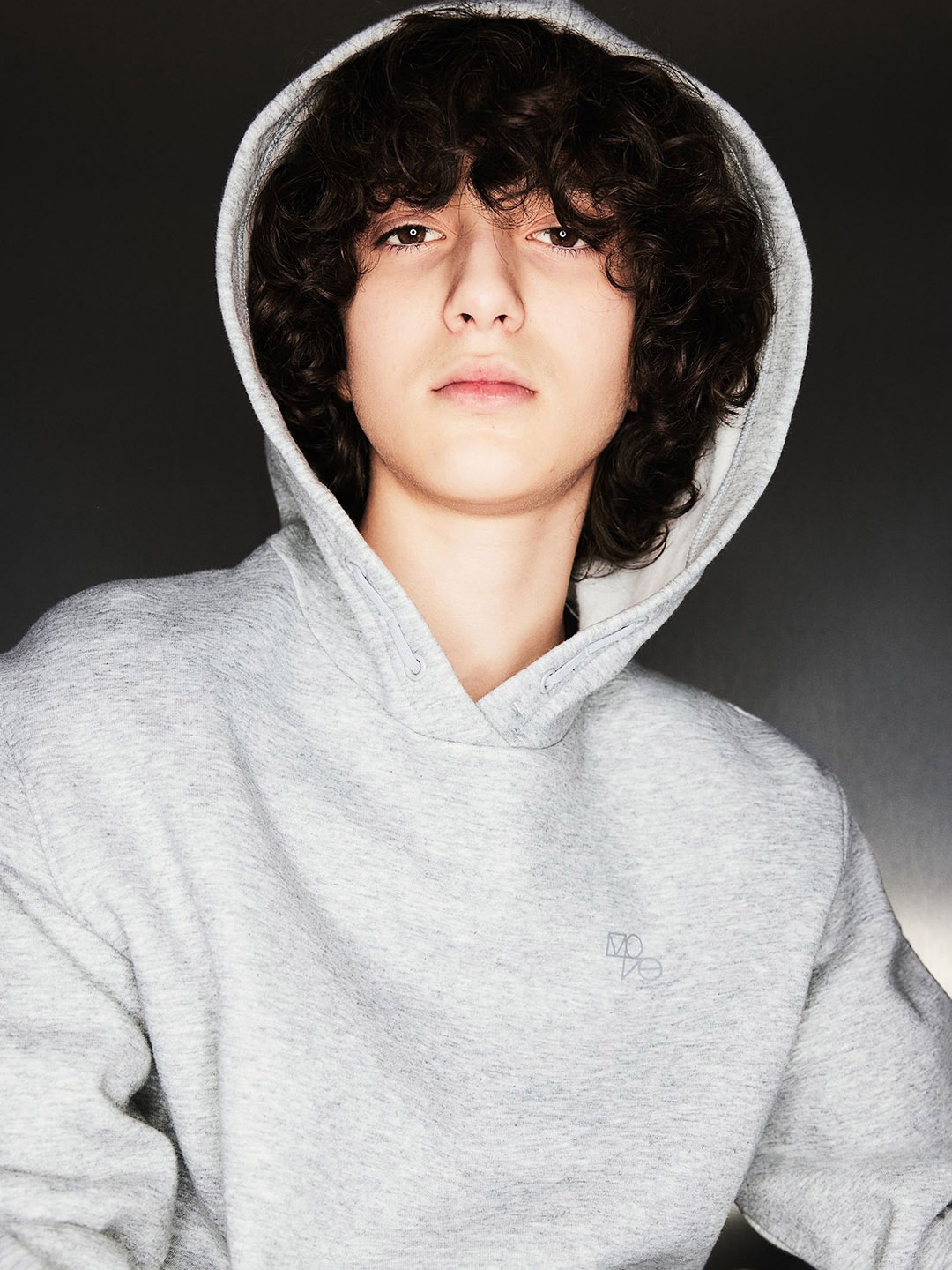 

H&M Girls Hooded Sweatshirt, Grey