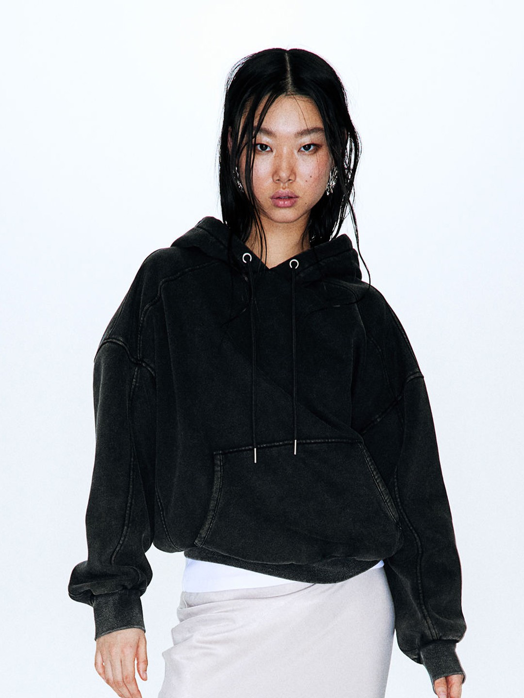 

H&M Oversized Hoodie, Black