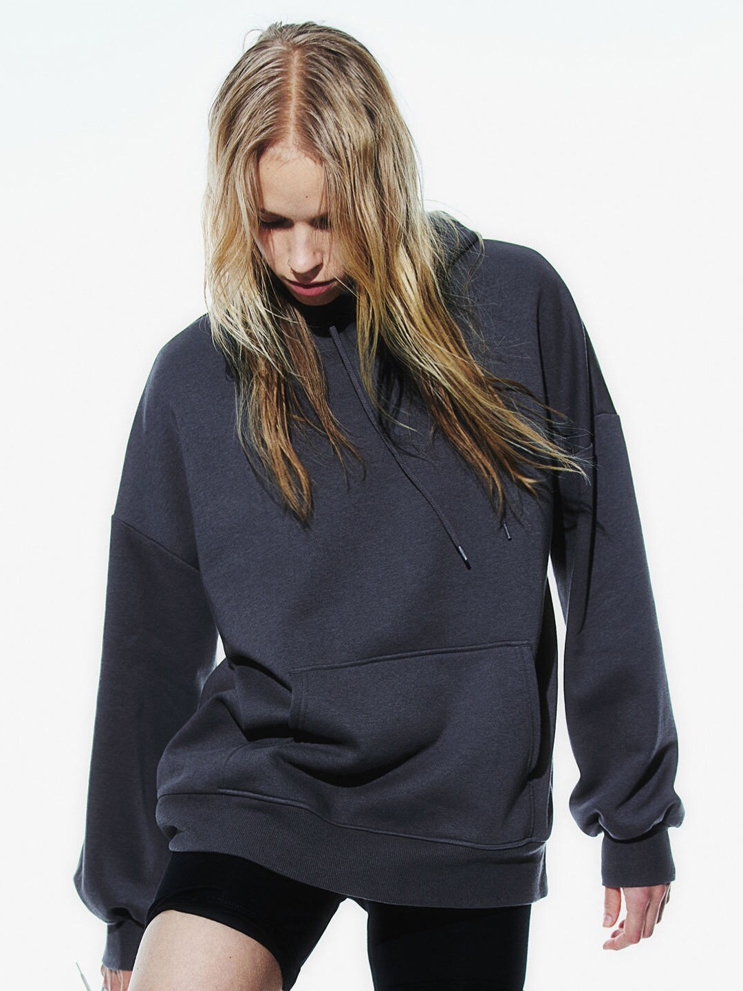 

H&M Oversized Hoodie, Grey