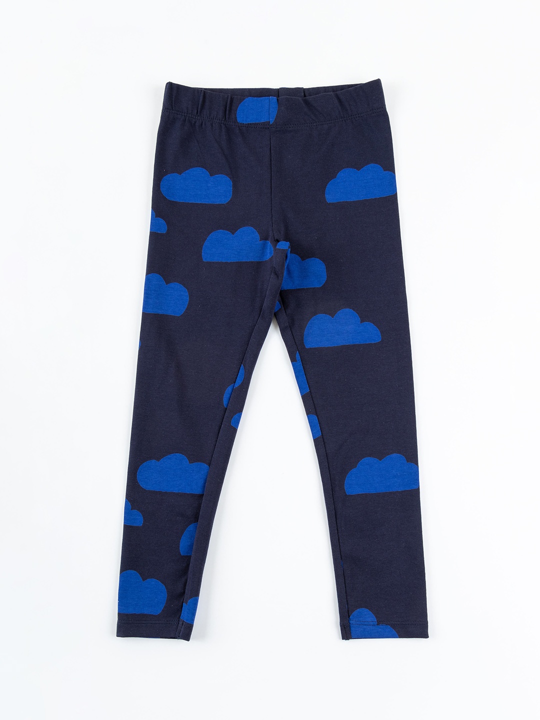 

JusCubs Girls Conversational Printed Cotton Ankle Length Leggings, Navy blue