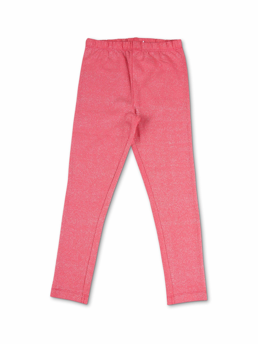 

JusCubs Girls Printed Cotton Ankle Length Leggings, Pink