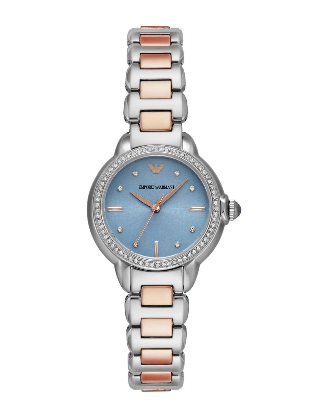 

Emporio Armani Women Stainless Steel Bracelet Style Straps Analogue Watch AR11597, Silver