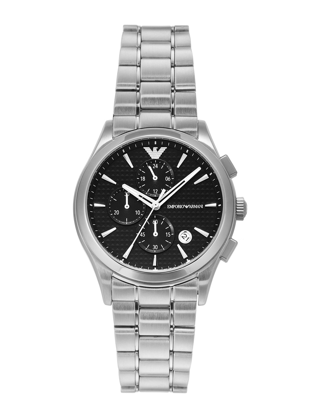 

Emporio Armani Men Stainless Steel Bracelet Style Straps Analogue Watch AR11602, Silver