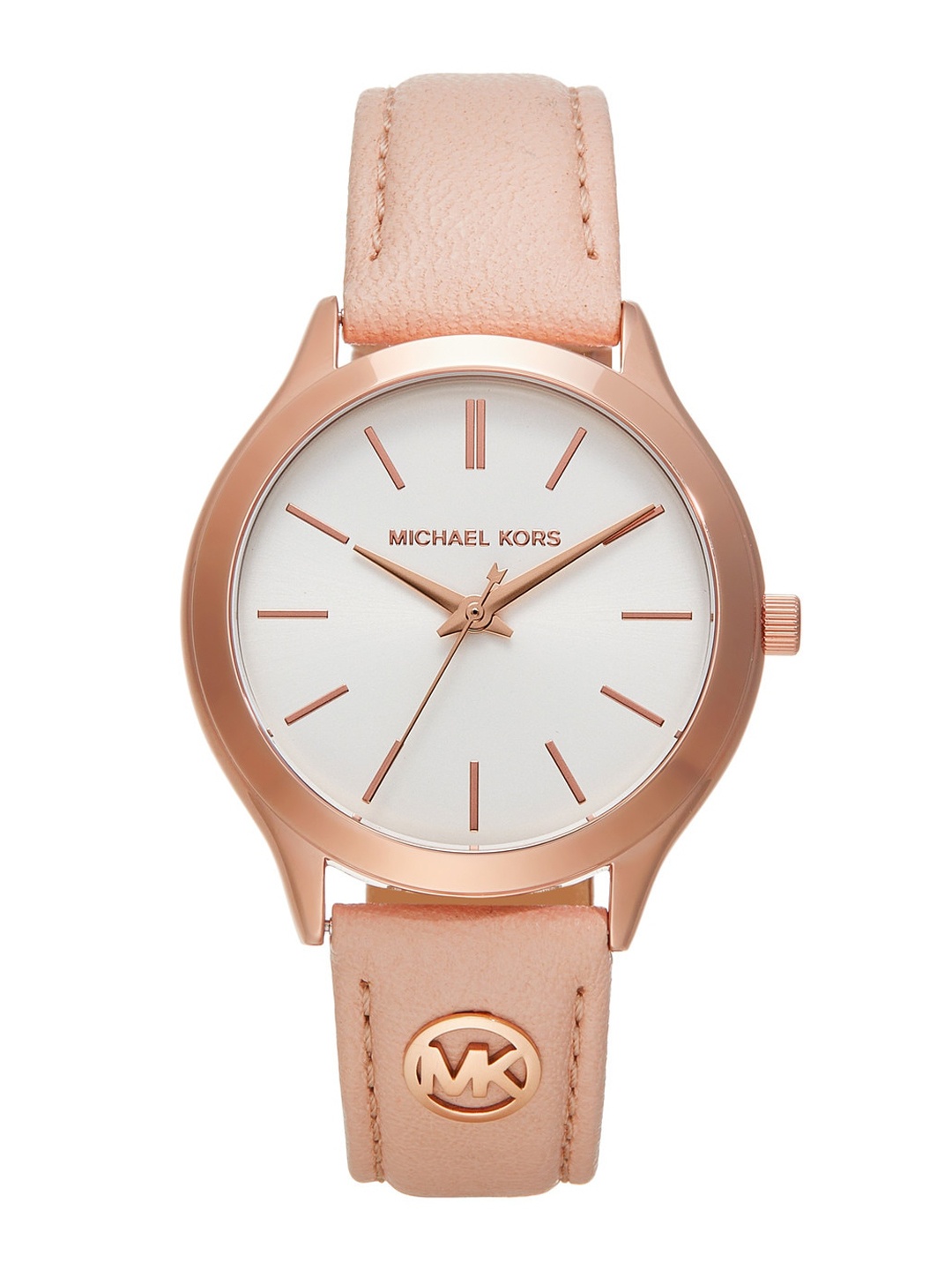 

Michael Kors Women Dial & Leather Straps Analogue Watch MK7467, Nude