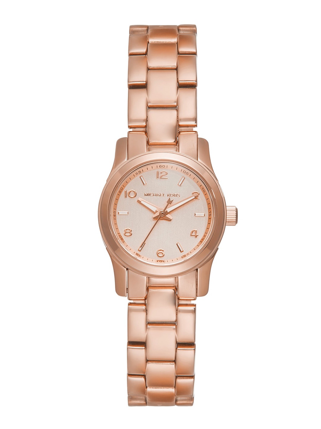 

Michael Kors Women Bracelet Style Straps Analogue Watch MK7458, Rose gold