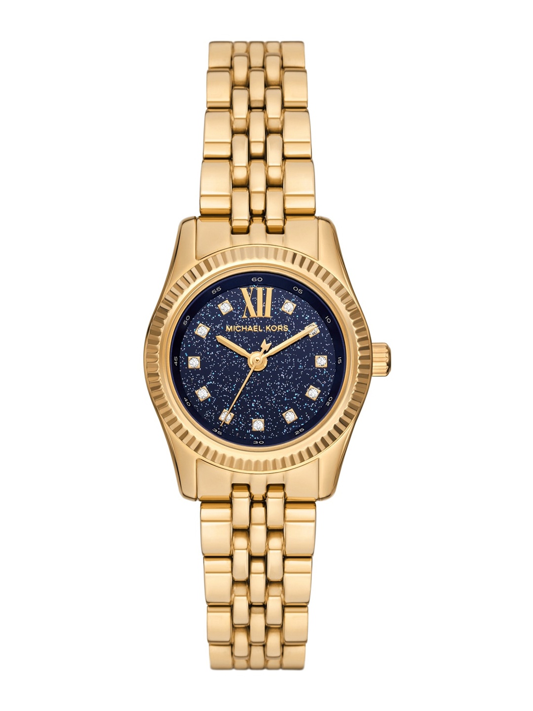 

Michael Kors Women Stainless Steel Bracelet Style Straps Analogue Watch MK4802, Gold