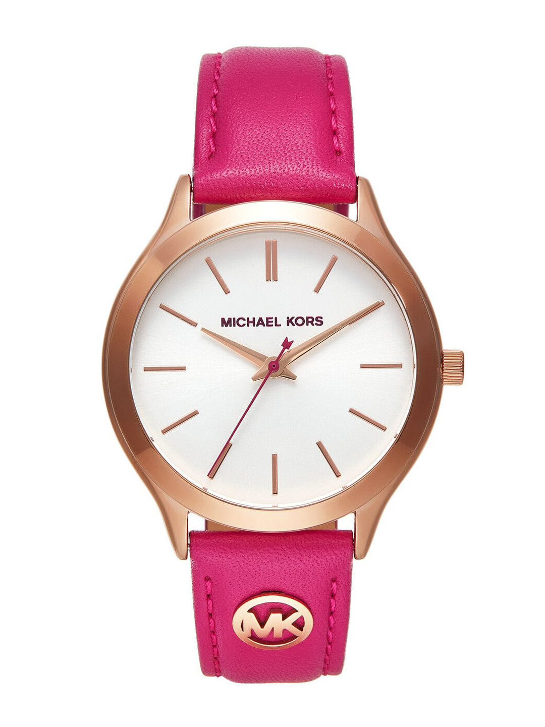 

Michael Kors Women Leather Straps Analogue Watch MK7469, Pink