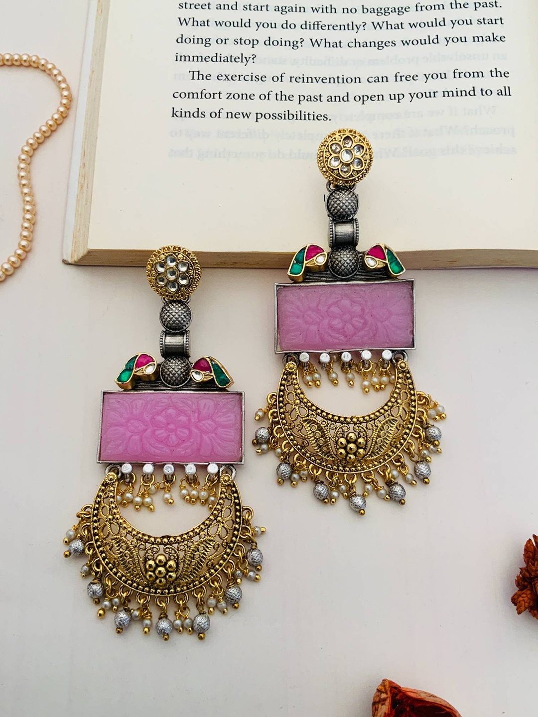 

ABDESIGNS Gold-Plated Classic Chandelier Drop Earrings