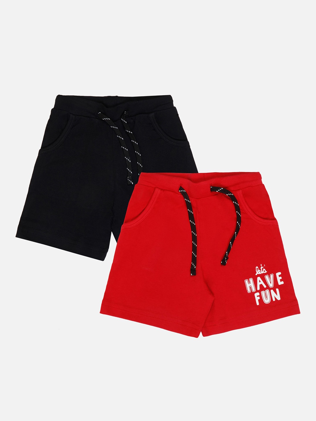 

Bodycare Kids Boys Pack of 2 Cotton Shorts, Red