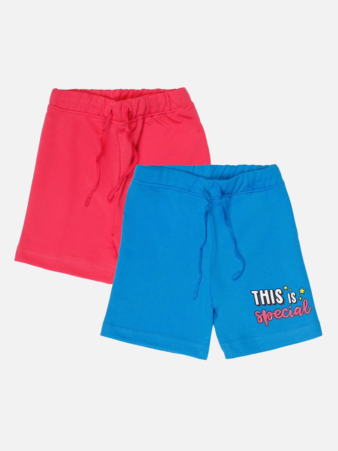 

Bodycare Kids Girls Pack Of 2 Cotton Shorts, Blue