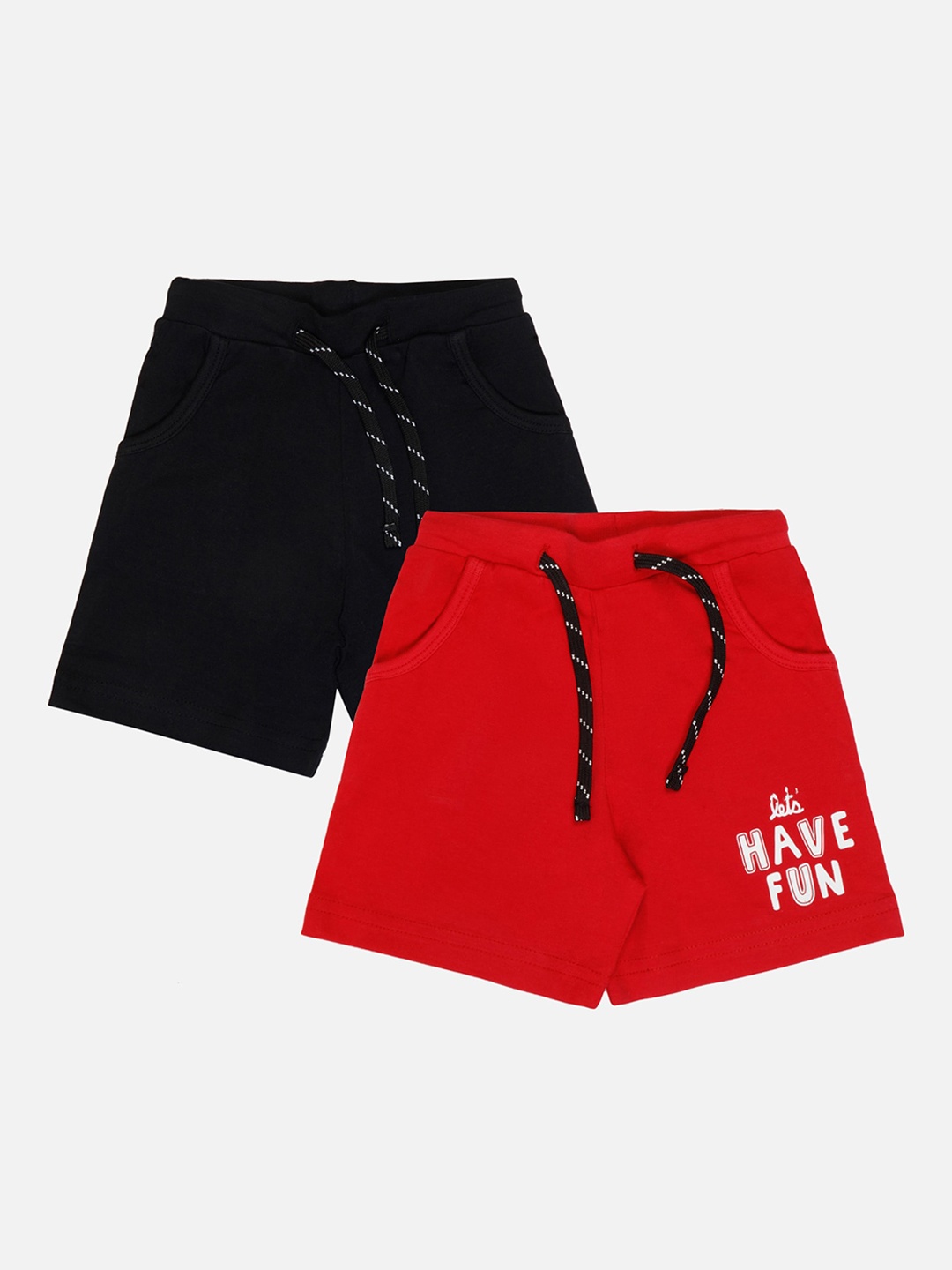 

Bodycare Kids Infant Boys Pack Of 2 Cotton Shorts, Black