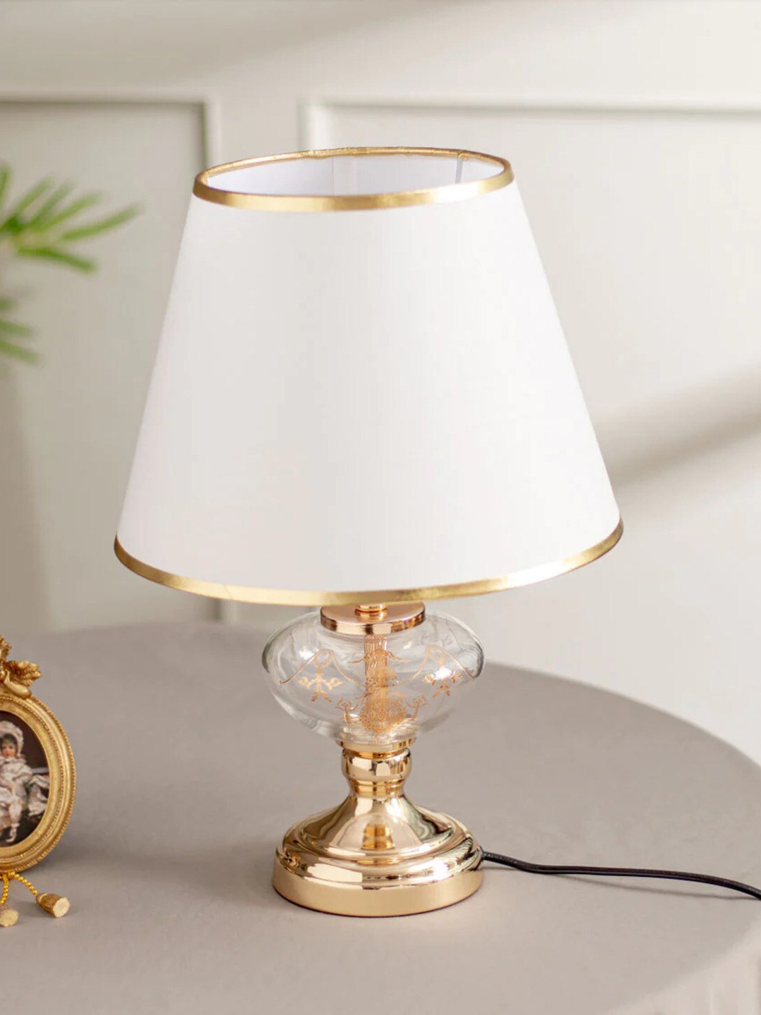 

THEDECORKART Unisex Multi Table Lamps, White