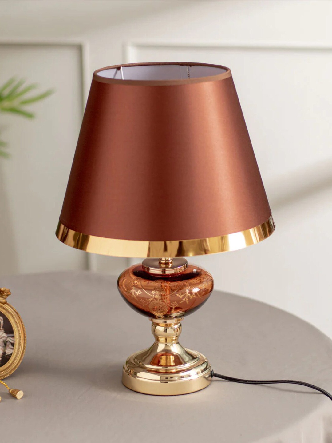 

THEDECORKART Unisex Multi Table Lamps, Gold