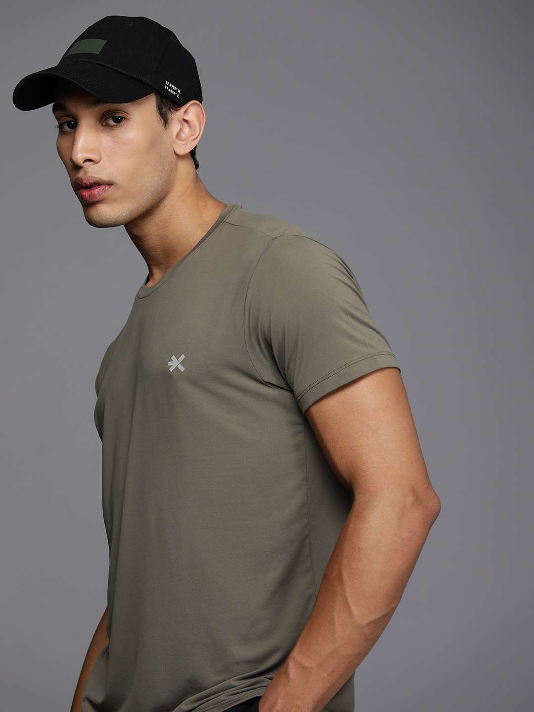 

HRX by Hrithik Roshan Men Running T-shirt, Olive