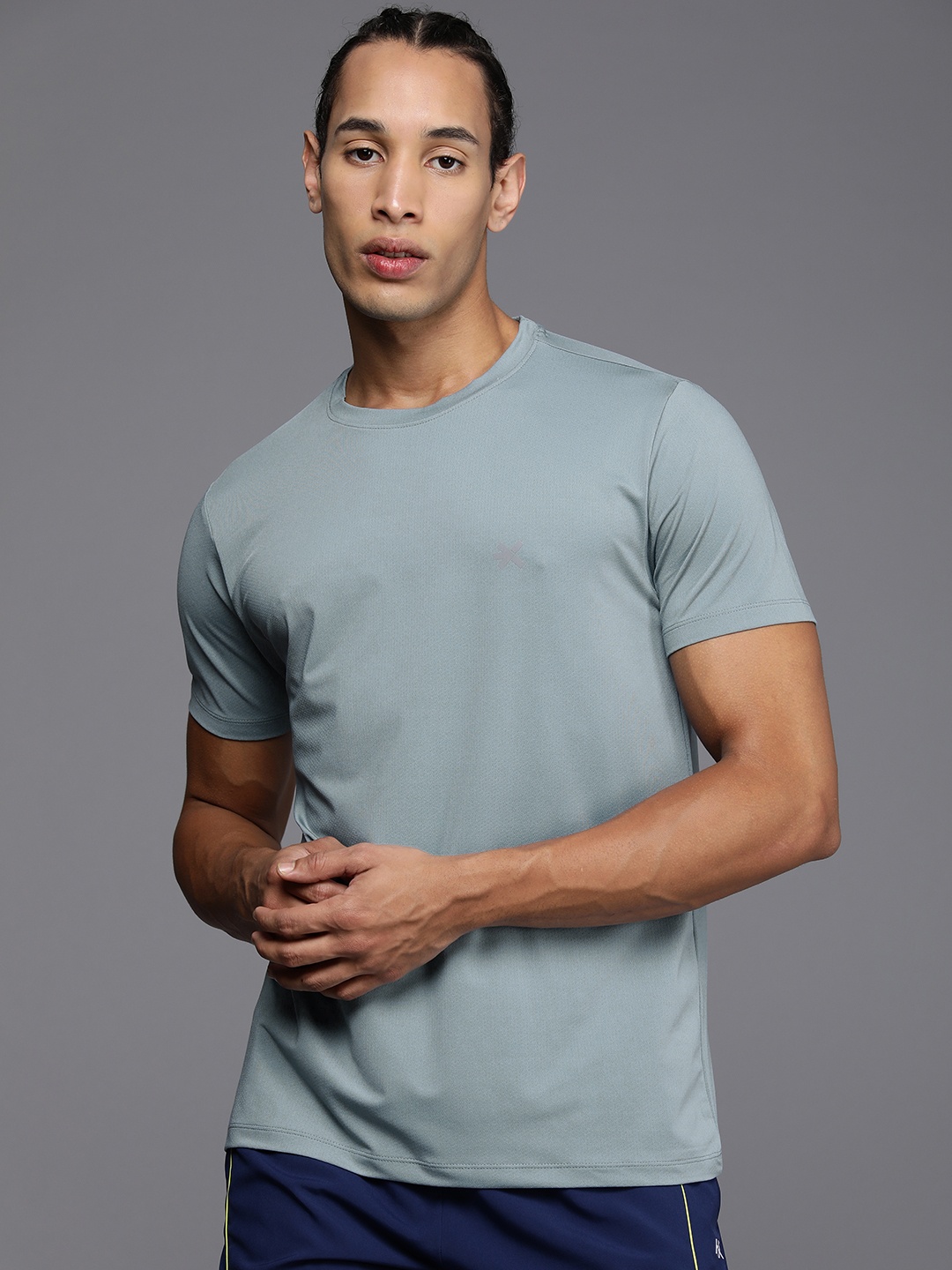 

HRX by Hrithik Roshan Men Rapid-Dry Running T-shirt, Blue