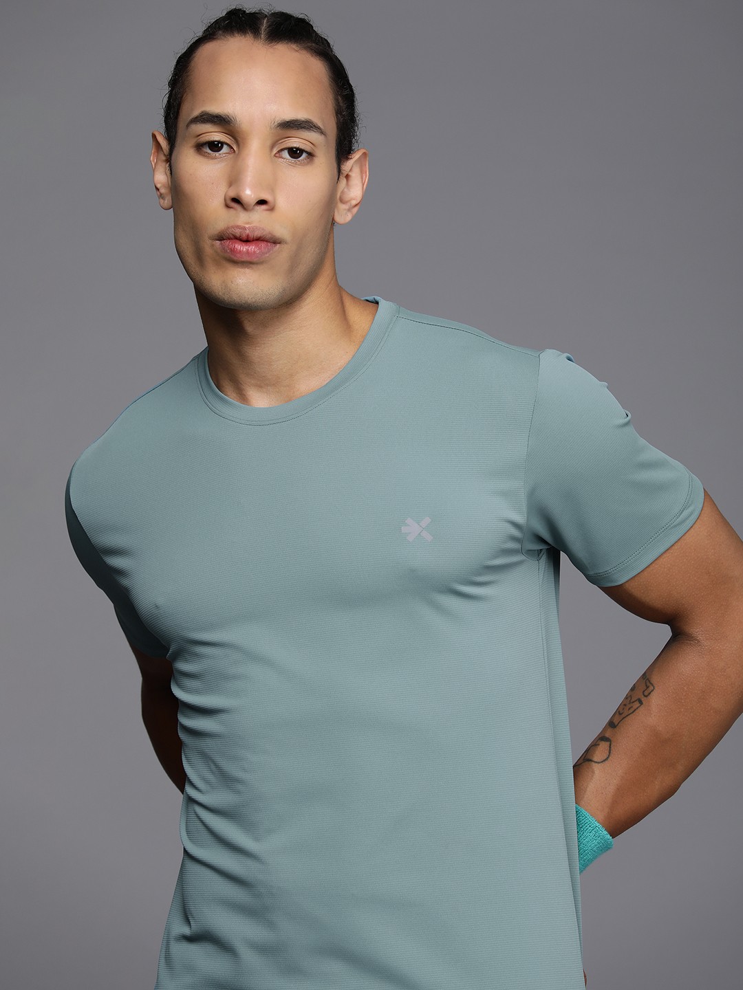 

HRX by Hrithik Roshan Men Rapid-Dry Running T-shirt, Blue