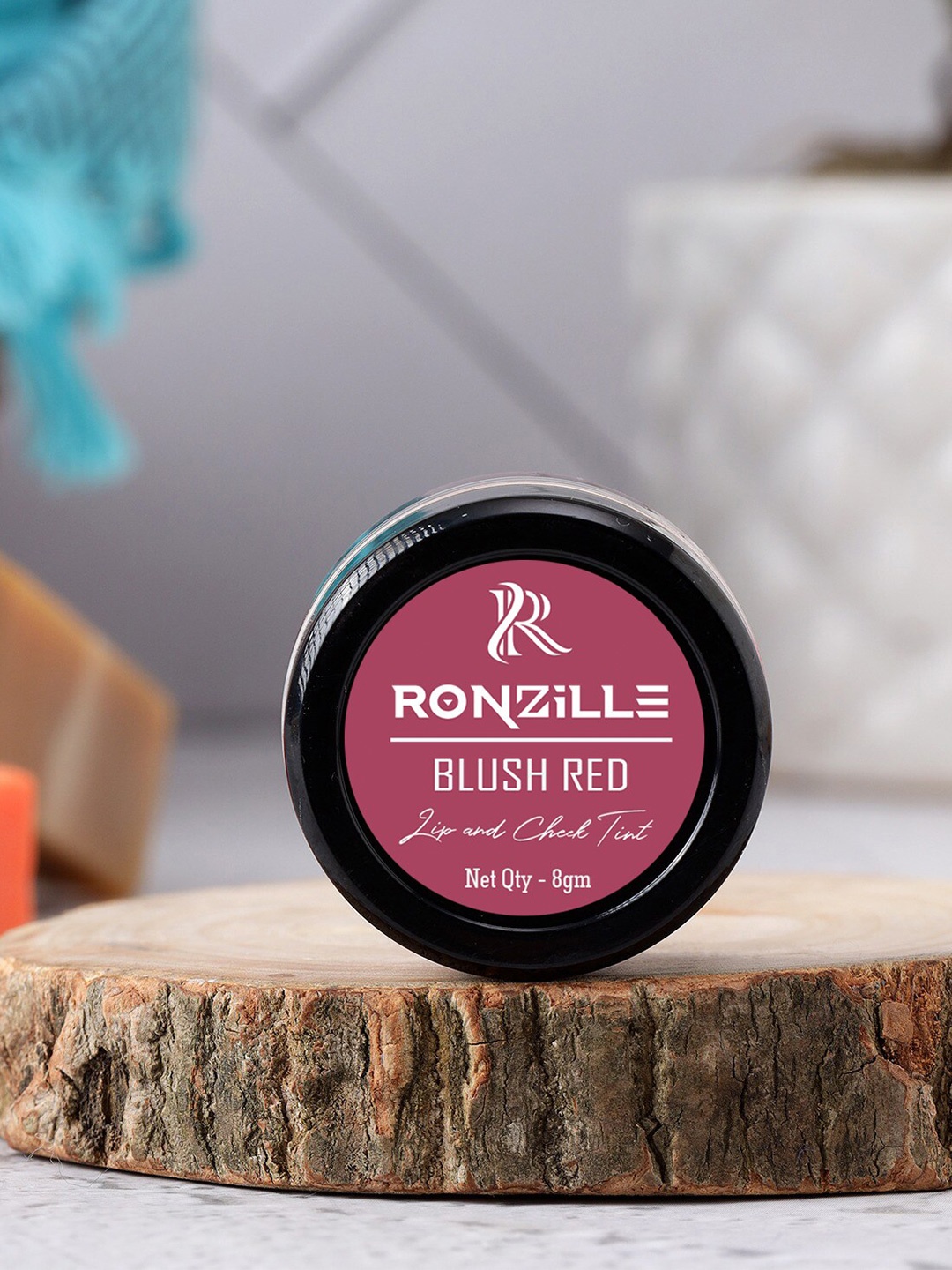 

Ronzille 3-In-1 Long Lasting Lip Eye & Cheek Tint 8 g - Blush Red 06, Pink