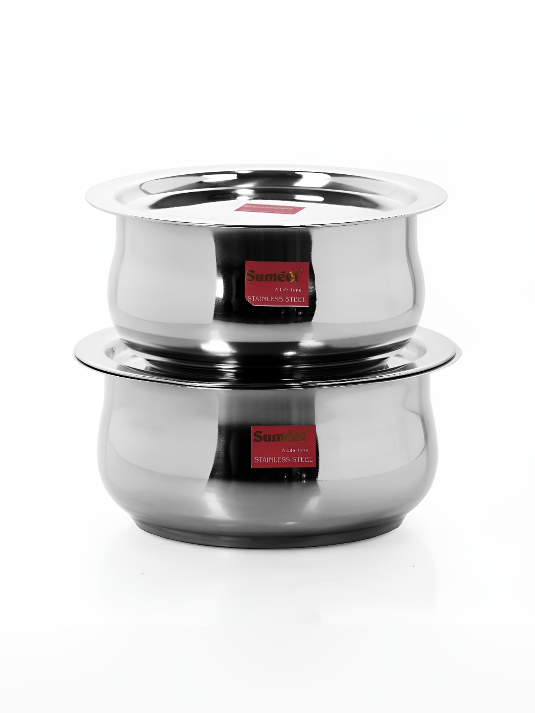 

Sumeet 2 Pieces Stainless Steel Induction Base Cookware