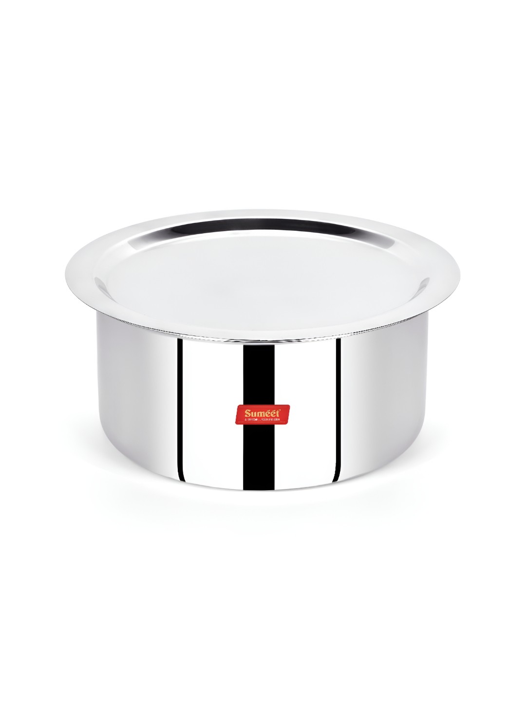 

Sumeet Steel Tri-Ply Stainless Steel Dishwasher Safe Tope With Lid 1.1 ltr