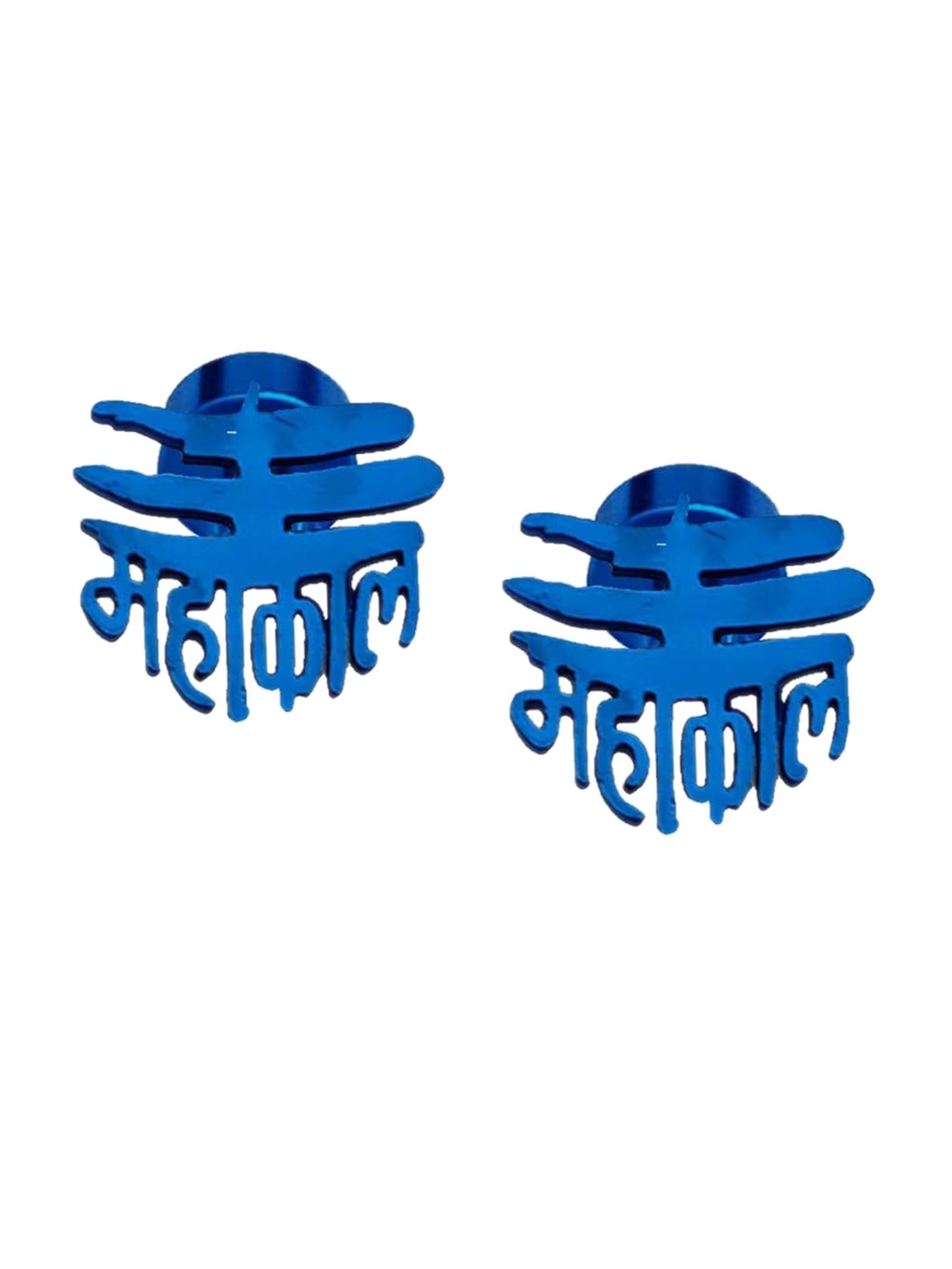 

EL REGALO Alloy Contemporary Studs Earrings, Blue