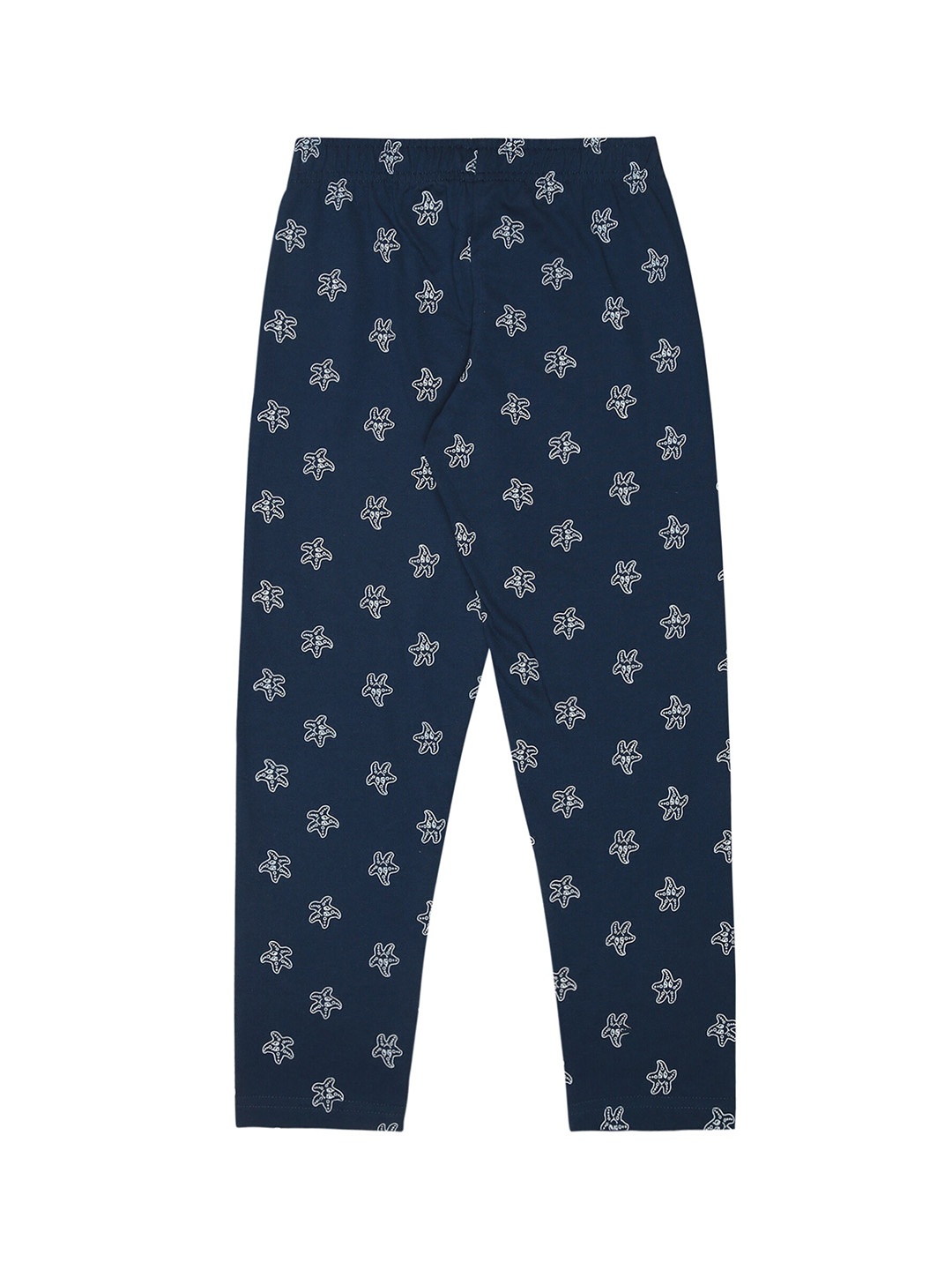 

Bodycare Girls Printed Cotton Lounge Pant, Navy blue