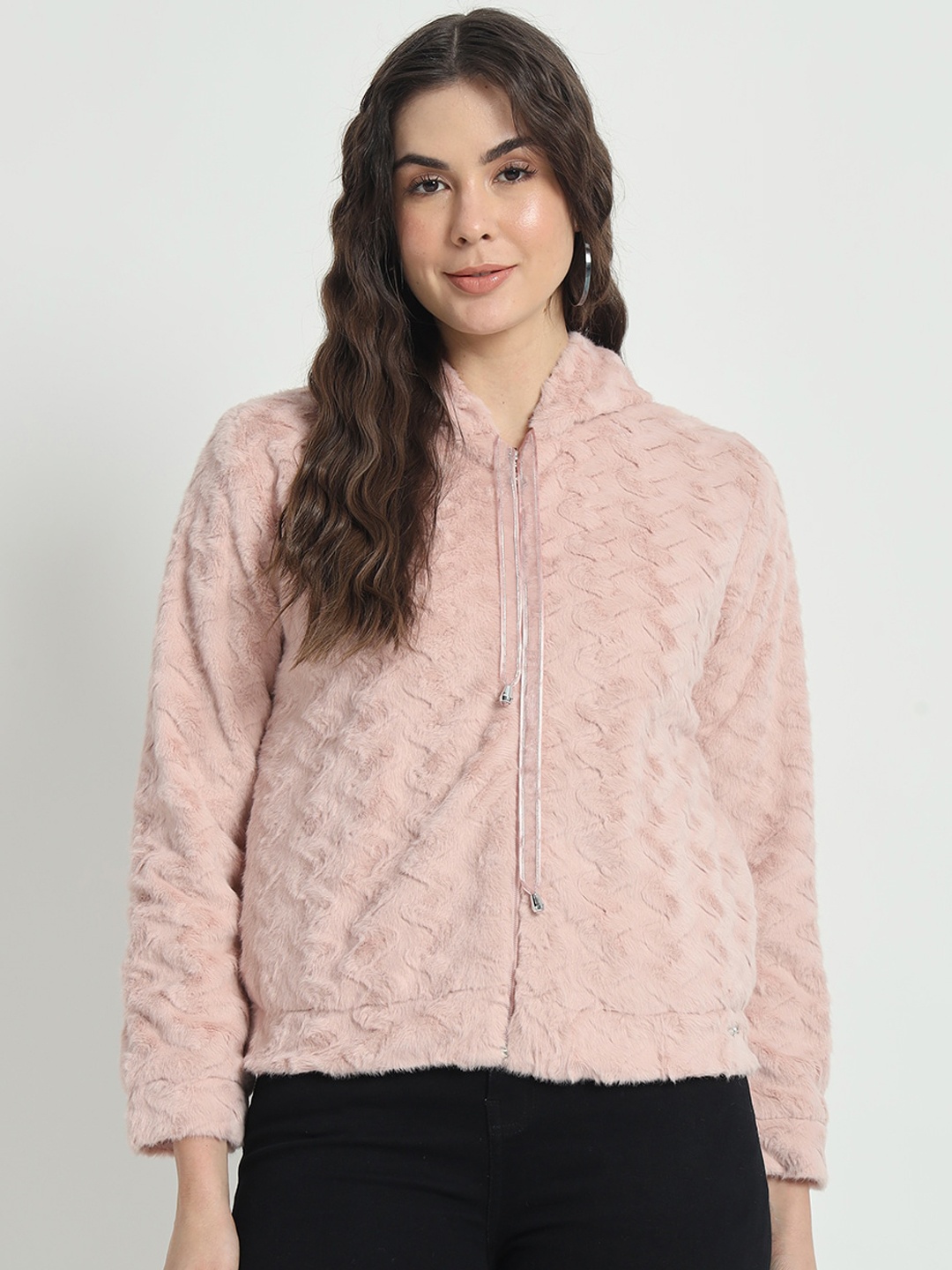 

RAER Hooded Lightweight Tailored Jacket, Peach