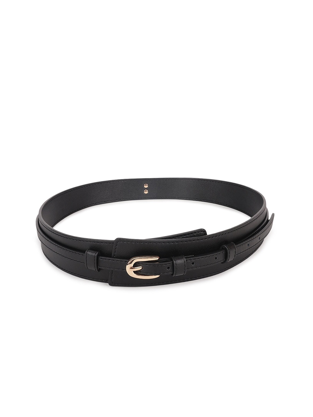 

Tossido Women Vegan Leather Belt, Black