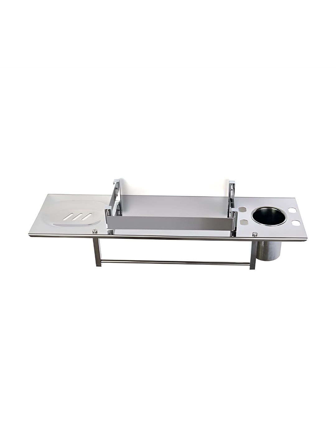 

Filox Silver-Toned Stainless Steel Towel Holder