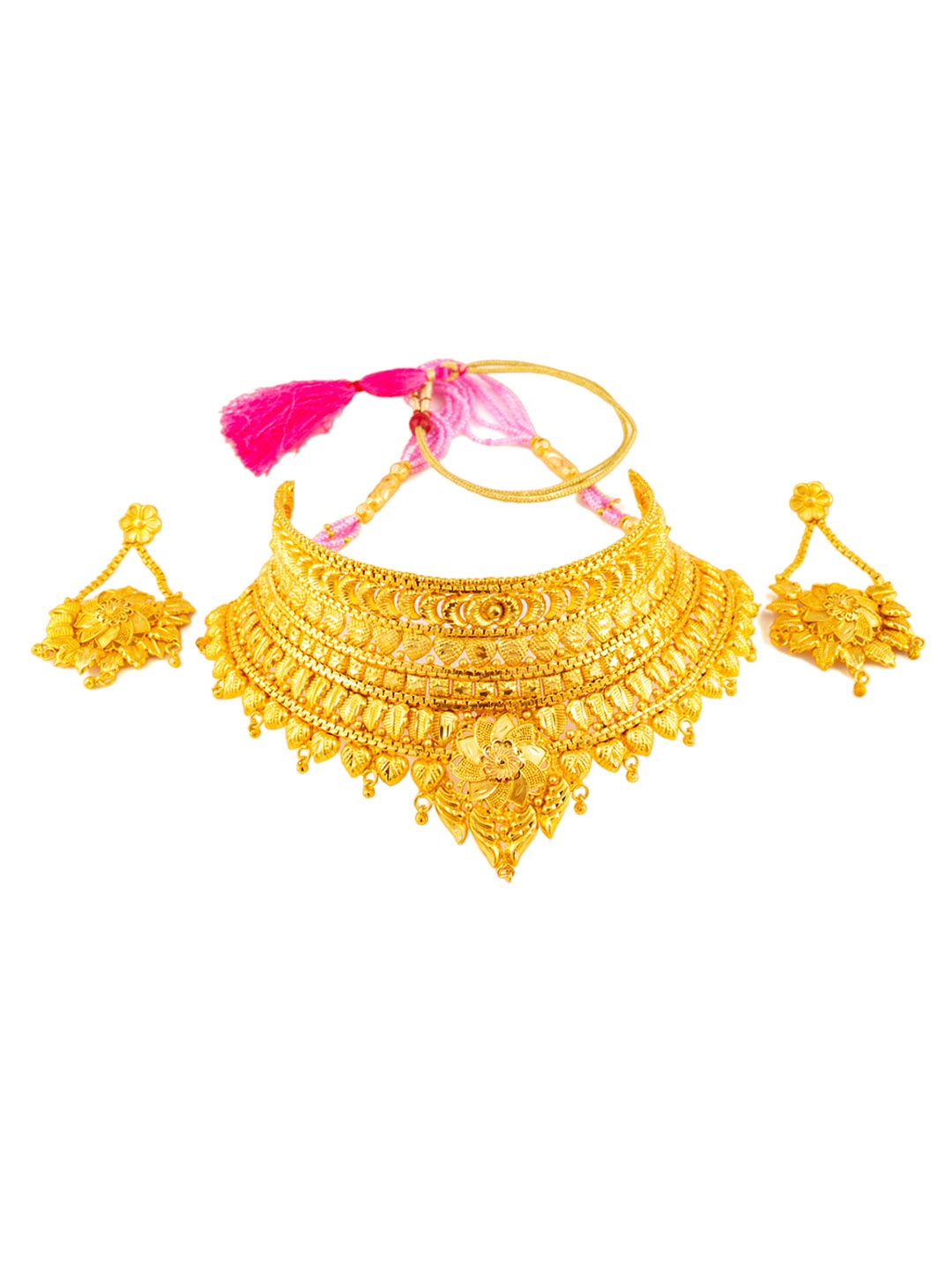 

Manikya Gold Plated Bridal Jewellery Set