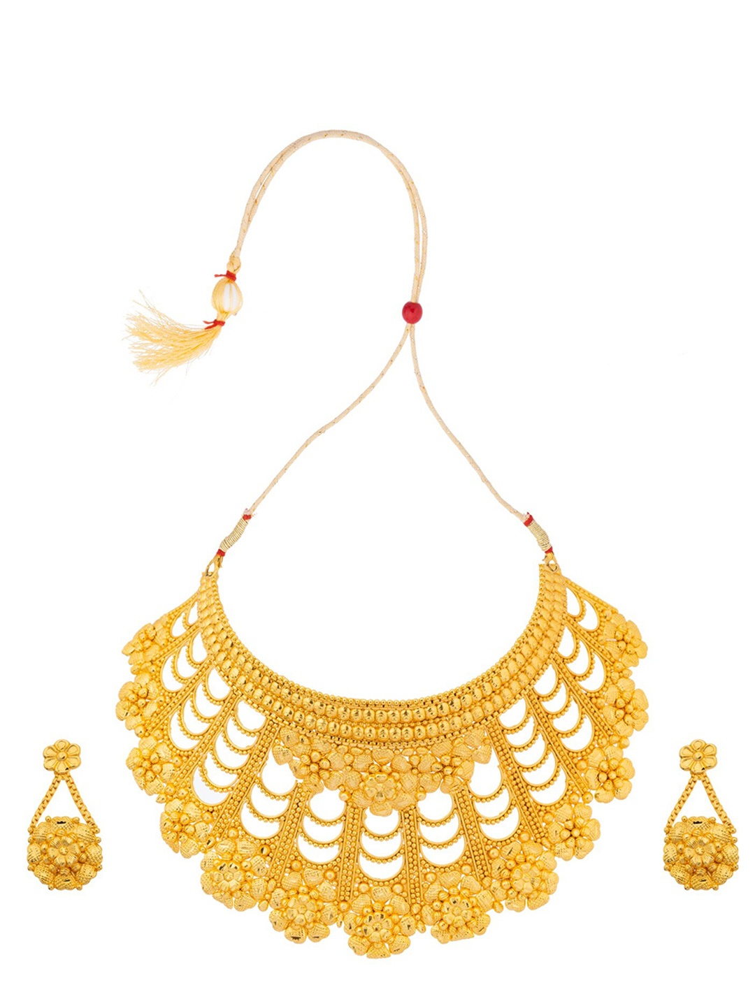 

Manikya Gold Plated Bridal Jewellery Set