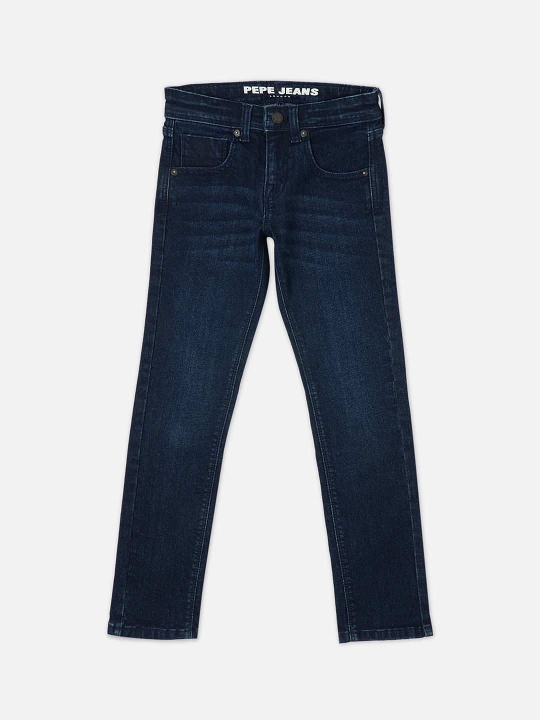 

Pepe Jeans Boys Slim Fit Light Fade Cotton Jeans, Blue