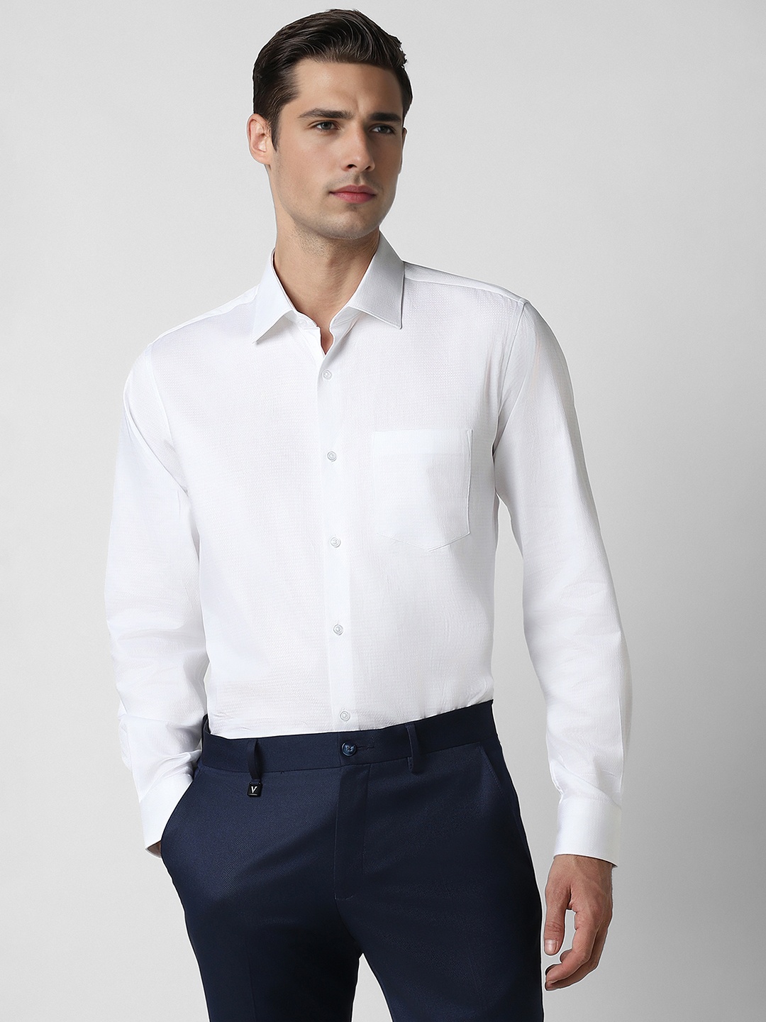 

Van Heusen Slim Fit Spread Collar Pure Cotton Party Shirt, White