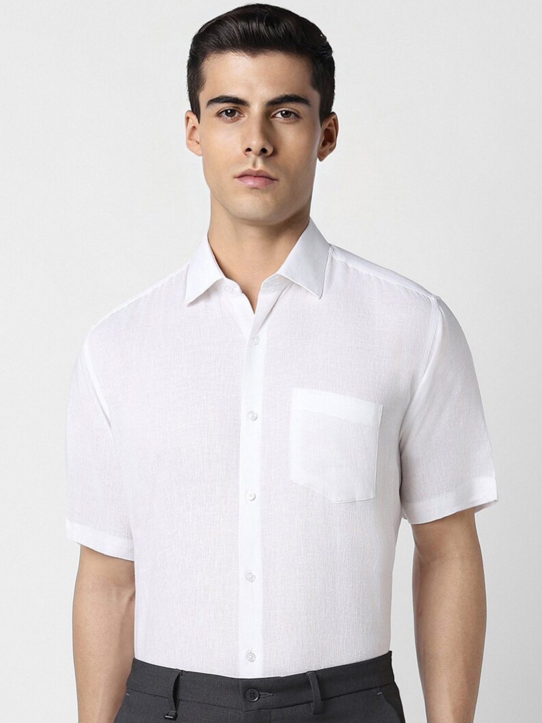 

Van Heusen Opaque Formal Shirt, White