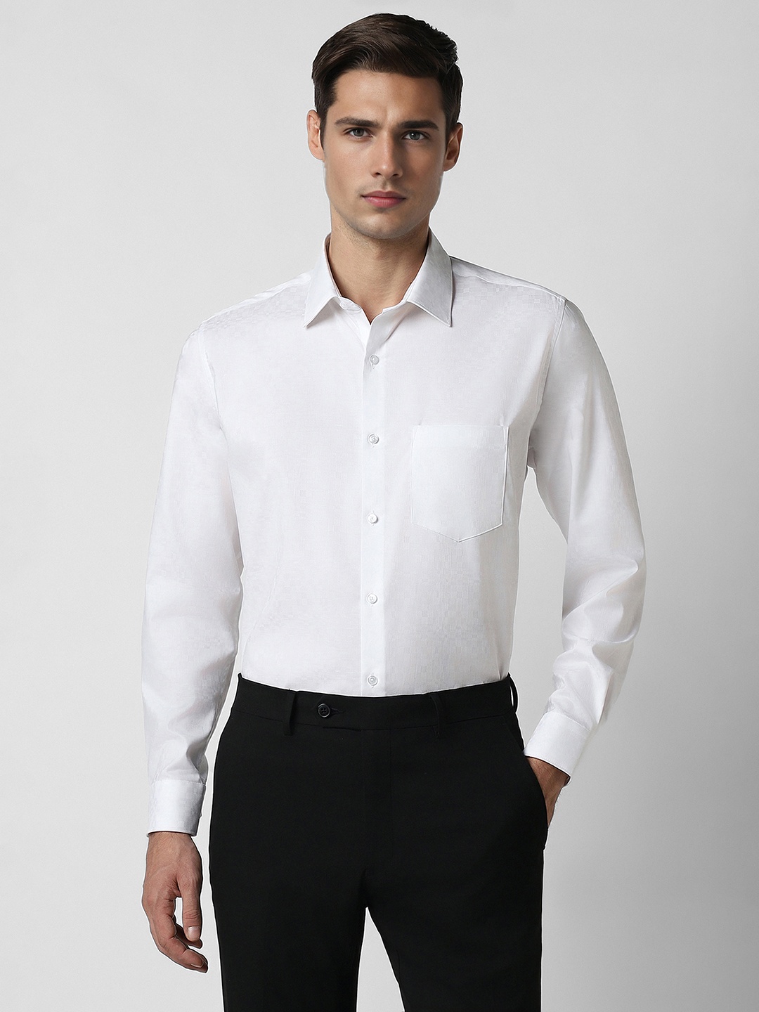 

Van Heusen Spread Collar Party Shirt, White