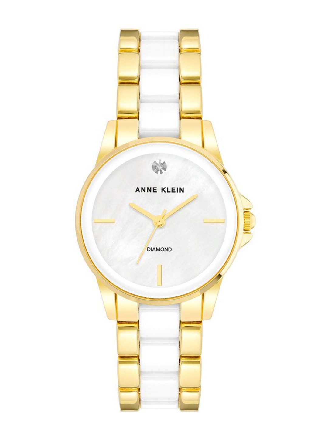 

Titan Women Embellished Dial & Bracelet Style Straps Analogue Watch AK4118WTGB, Gold