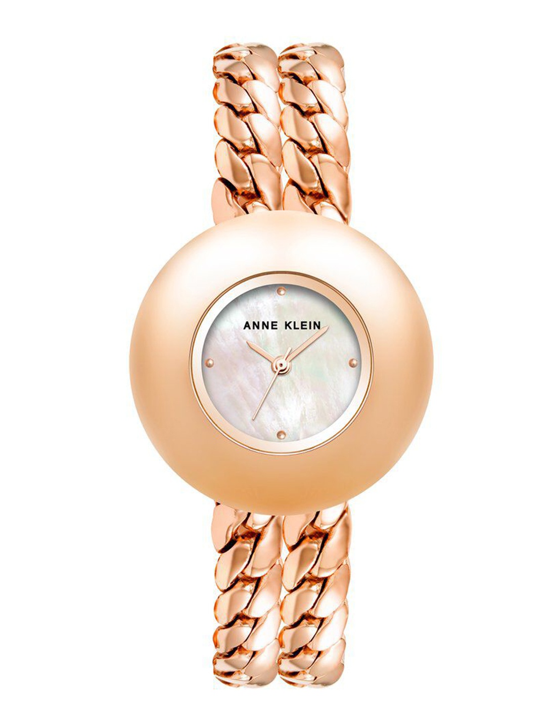 

Titan Women Mother of Pearl Dial & Bracelet Style Straps Analogue Watch AK4100MPRGW, Rose gold