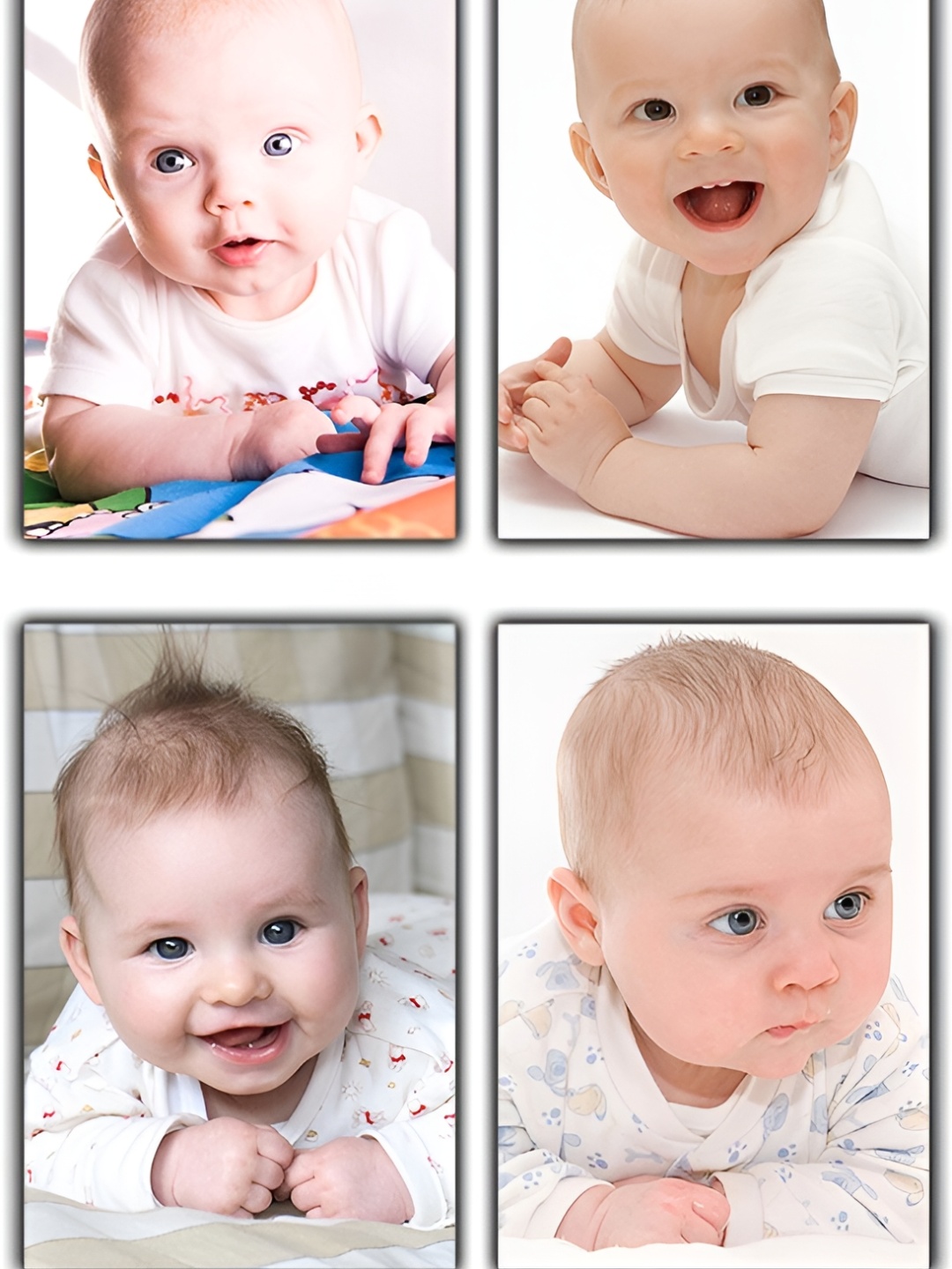 

PnF White & Blue 4 Pieces Photographs Wall Art