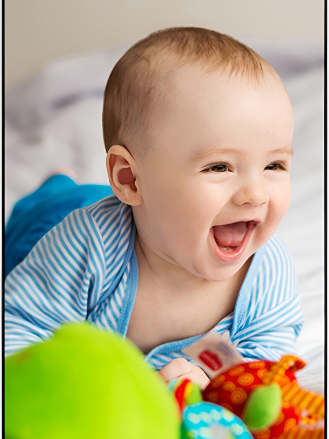 

PnF Blue & Green Baby Printed Paper Wall Sticker