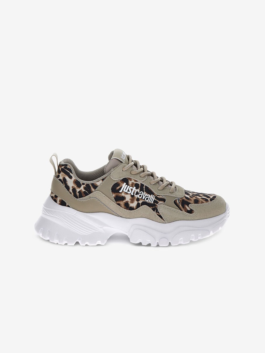 

Just Cavalli Women Printed Round Toe Sneakers, Green