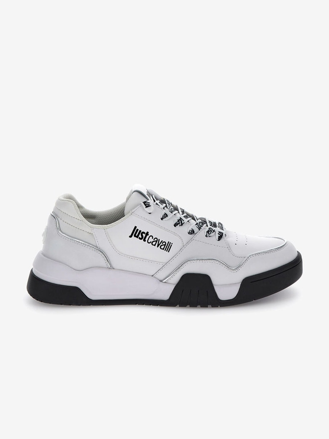 

Just Cavalli Men Lace Up Sneakers, White