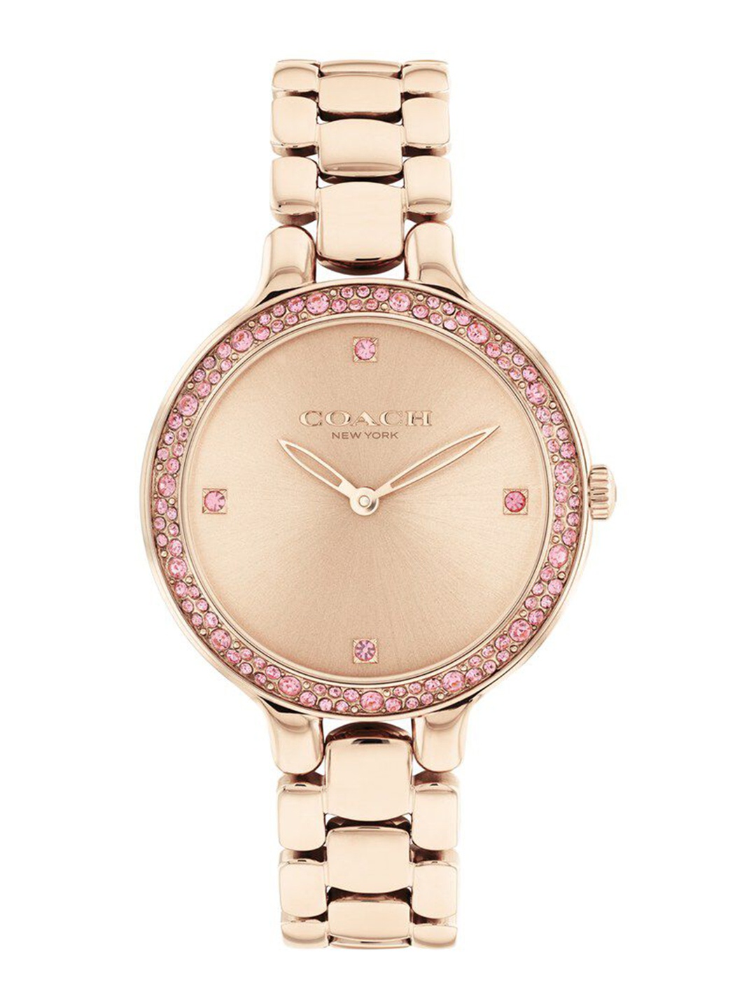 

Titan Women Embellished Dial & Stainless Steel Analogue Watch CO14504126W, Gold