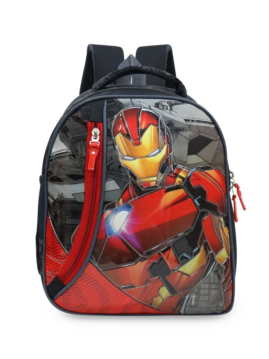 

Priority Boys Graphic Printed Backpack, Red
