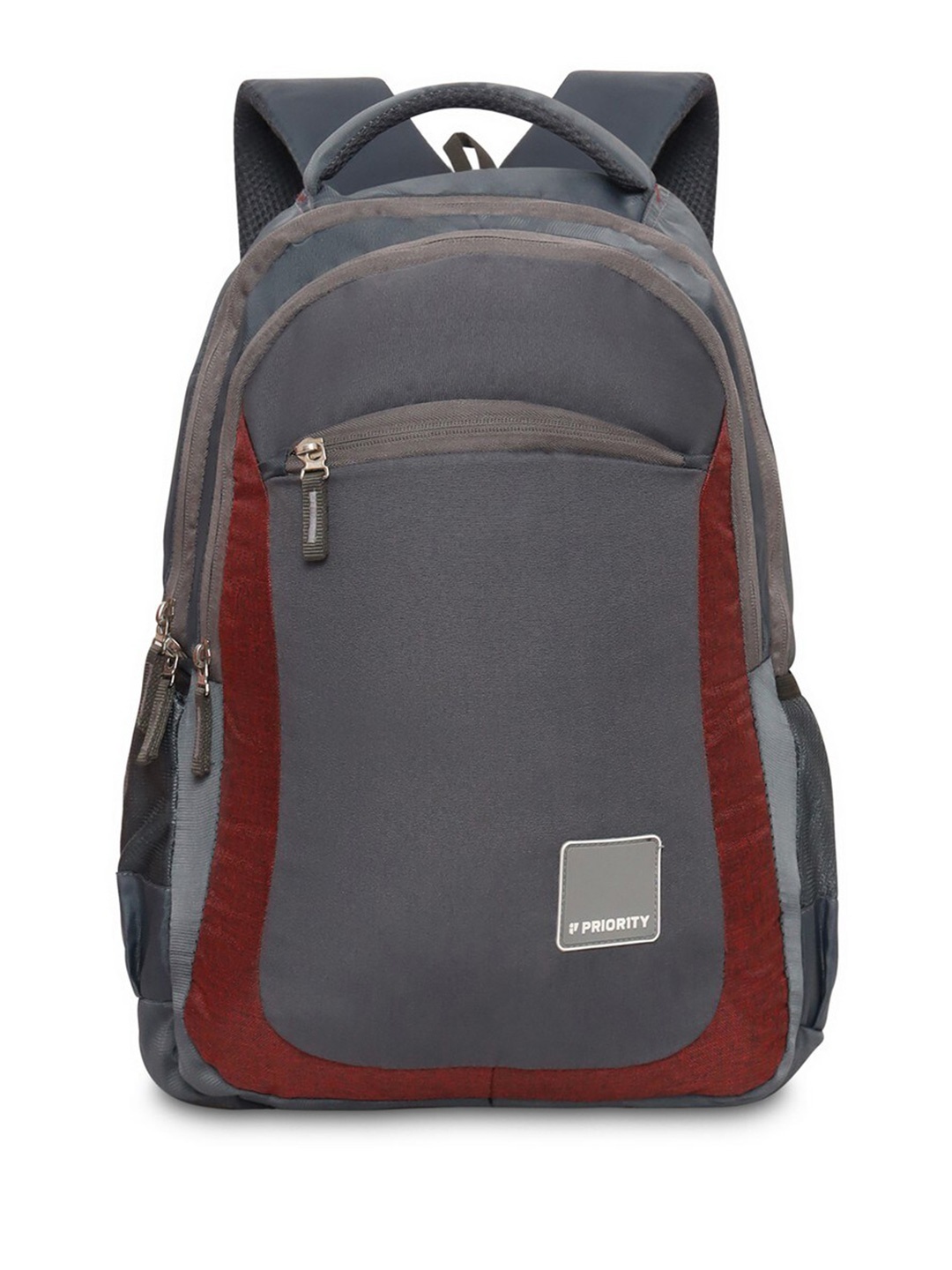 

Priority Unisex Colourblocked Backpack, Grey