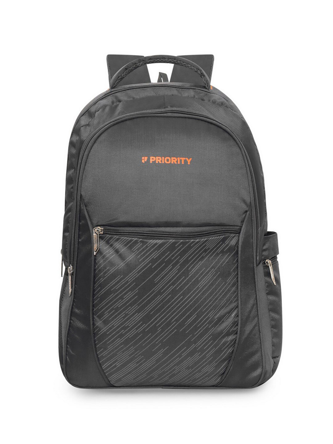 

Priority Unisex Brand Logo Backpack, Grey
