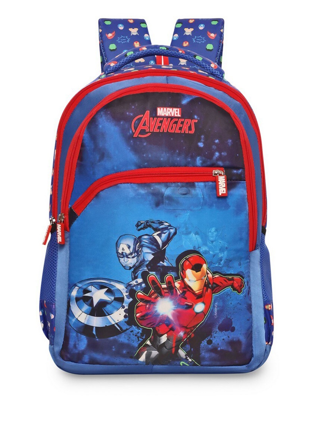 

Priority Boys Iron Man Printed Backpack with Anti-Theft 31.0L, Blue