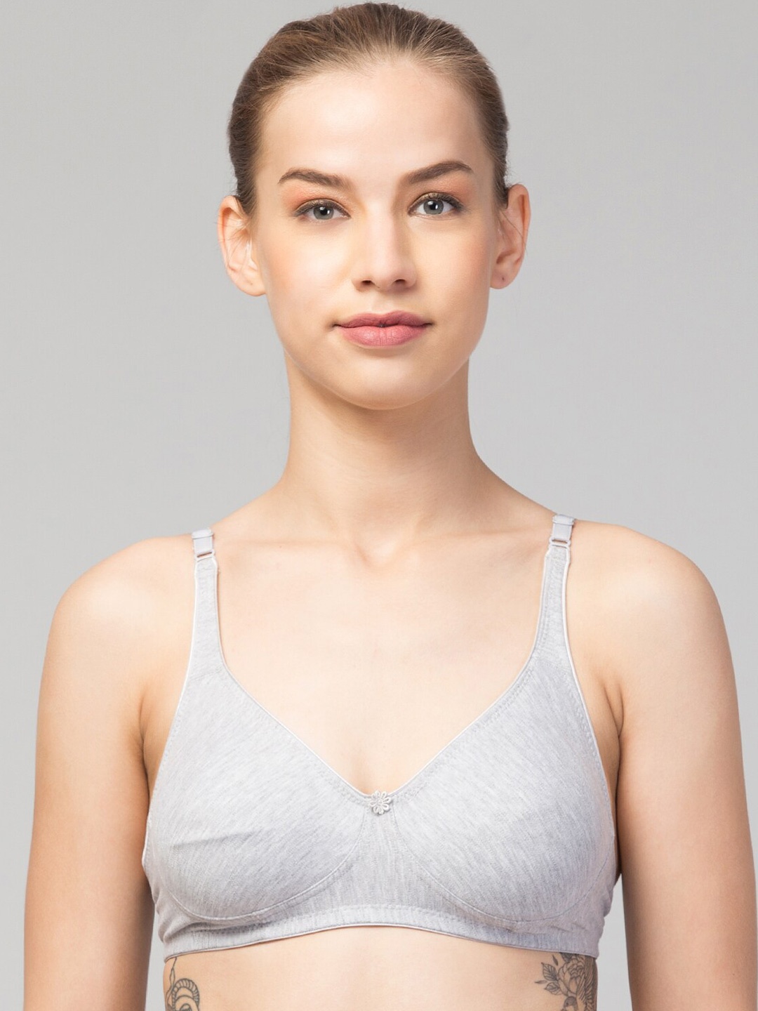 

Apraa & Parma Full Coverage Bra, Grey