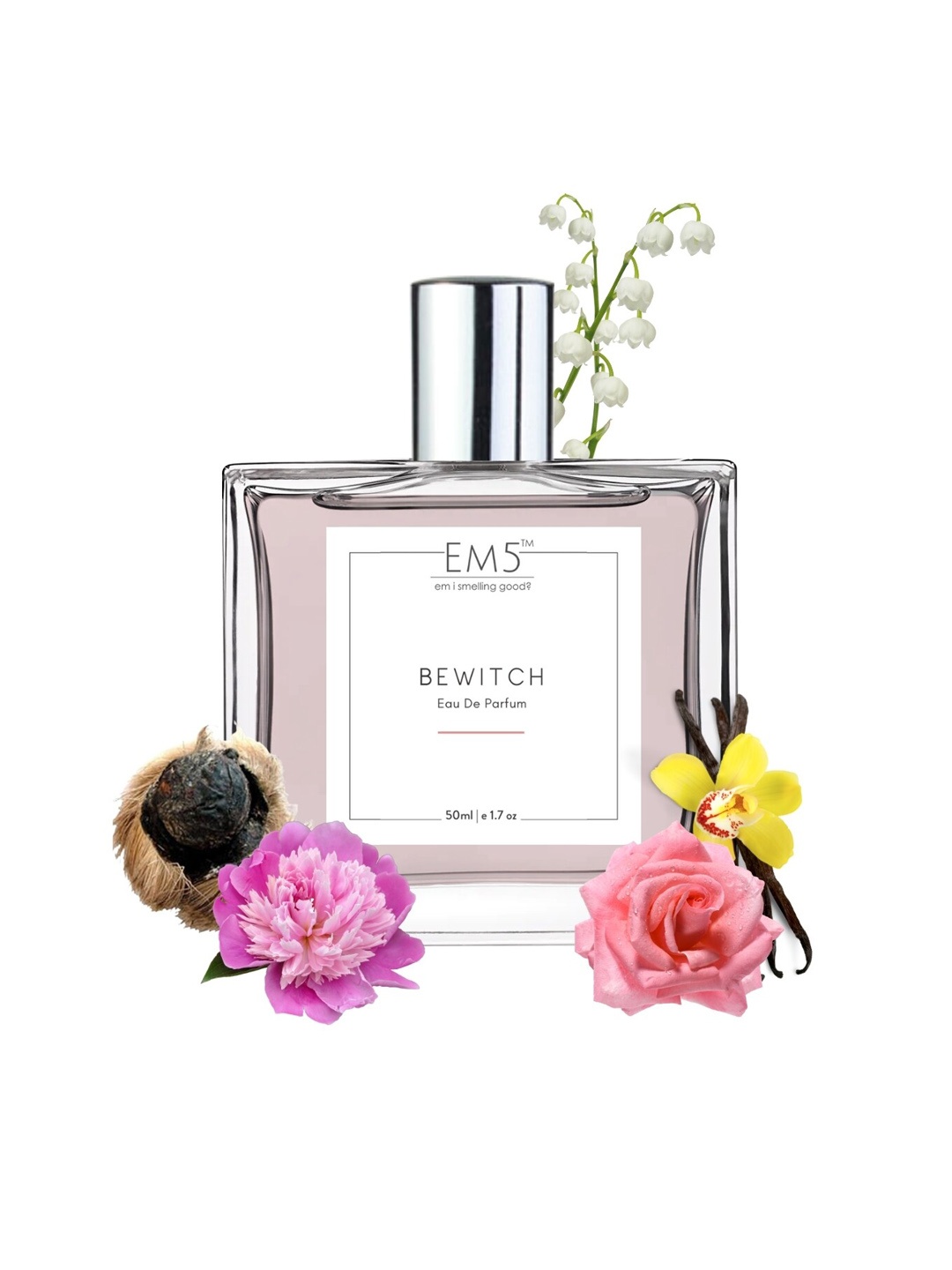 

EM5 Women Bewitch Long Lasting Eau De Parfum - 50ml, Transparent