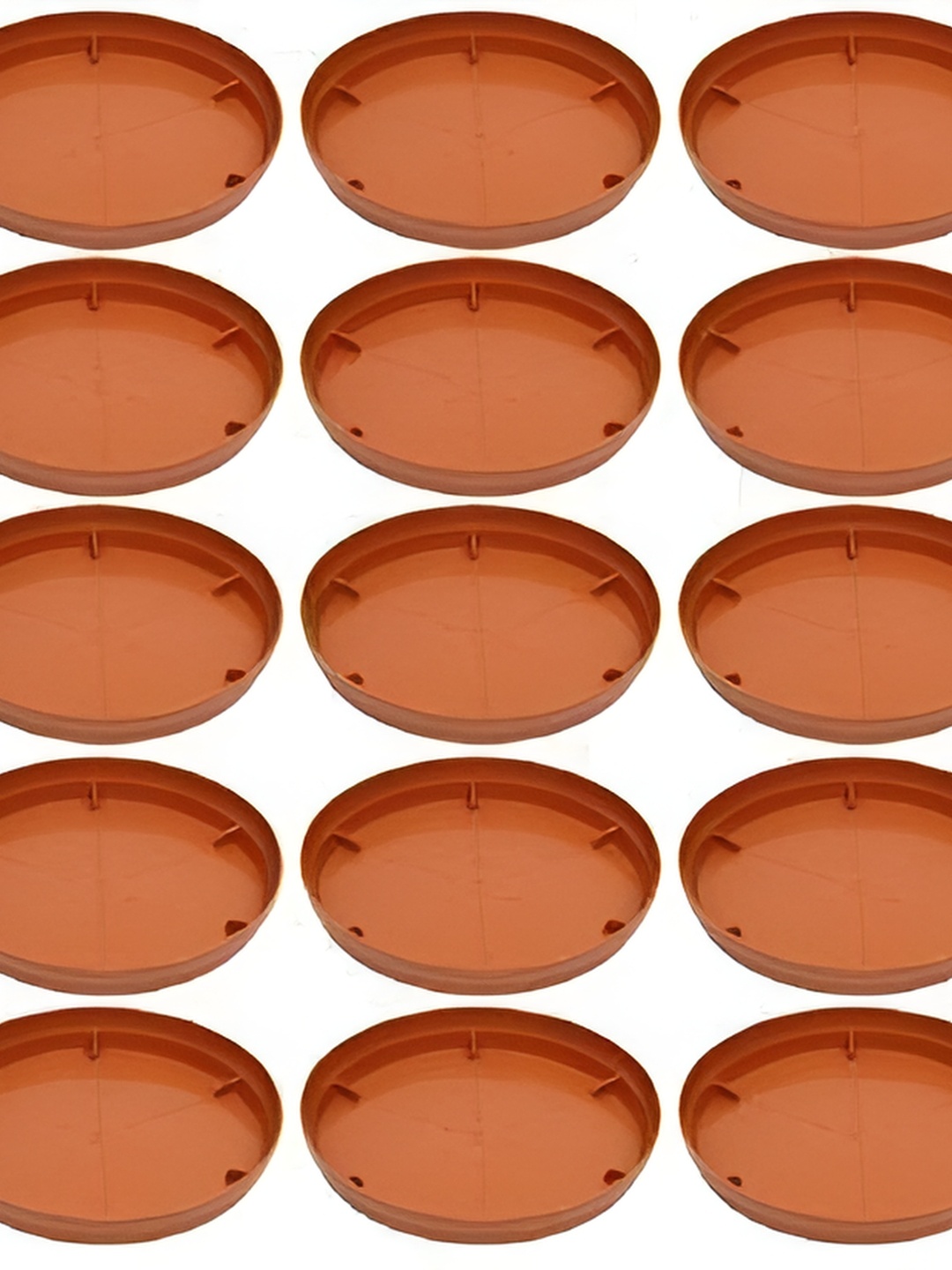 

AGAMI Gaurav Plast Brown 15 Pieces Planter Trays