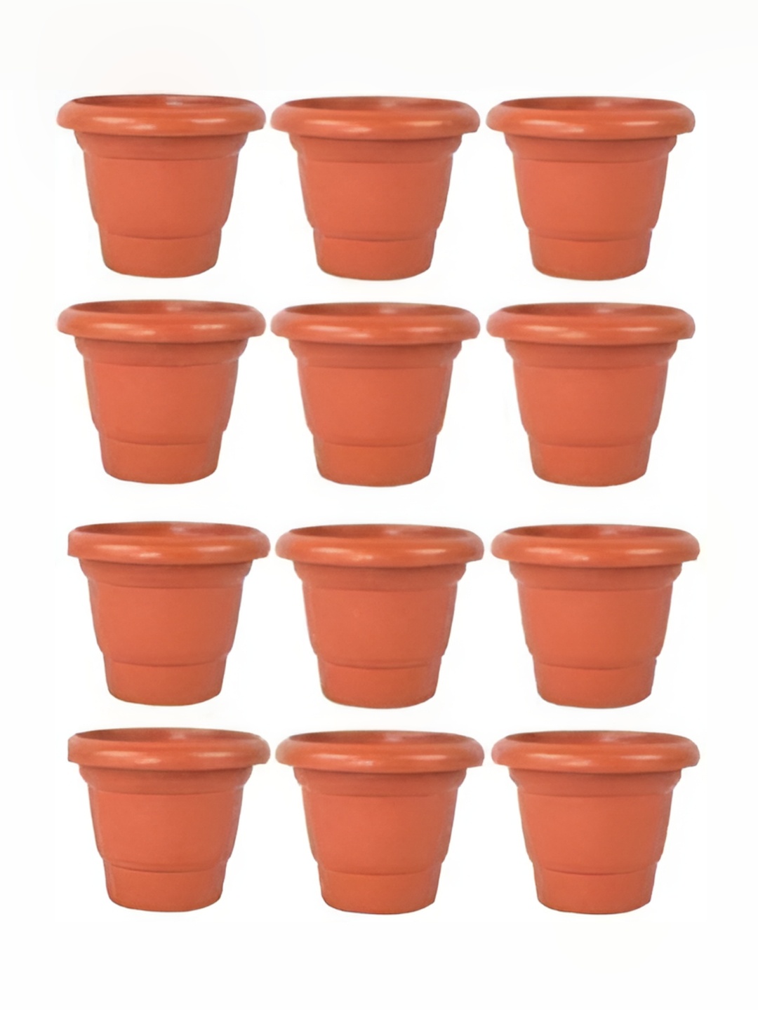 

AGAMI Ramanuj Brown 12 Pieces Planters